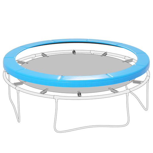 12ft Trampoline Replacement Pad Trampoline Spring Cover EPE Foam Light Blue Kids Crystal