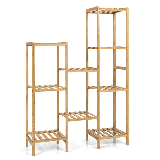 9/11-Tier Bamboo Plant Stand for Living Room Balcony Garden-9-Tier Kids Crystal