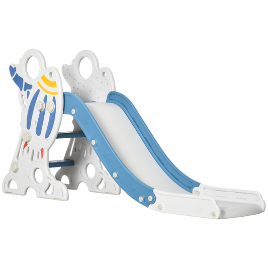 Space Theme Toddler Slide Indoor Climber Playset Kids 1.5-3 Years Blue Playground Equipment Kids Crystal