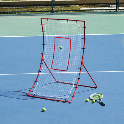Adjustable Rebounder Goal for Baseball Football Basketball Volleyball 5 Angles Daily Training