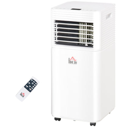 10000 BTU Portable Air Conditioner with Fan & Dehumidifier Mode, Quiet AC Unit with Remote Control, 24-Hour Timer, White