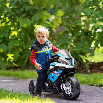 6V Kids Electric Motorcycle Ride-On Toy Battery Operated for Ages 1.5-5 Years Blue