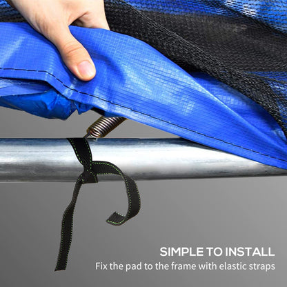 8FT Trampoline Spring Cover, Trampoline Pad Replacement, Waterproof and Tear-Resistant Multi-Colored