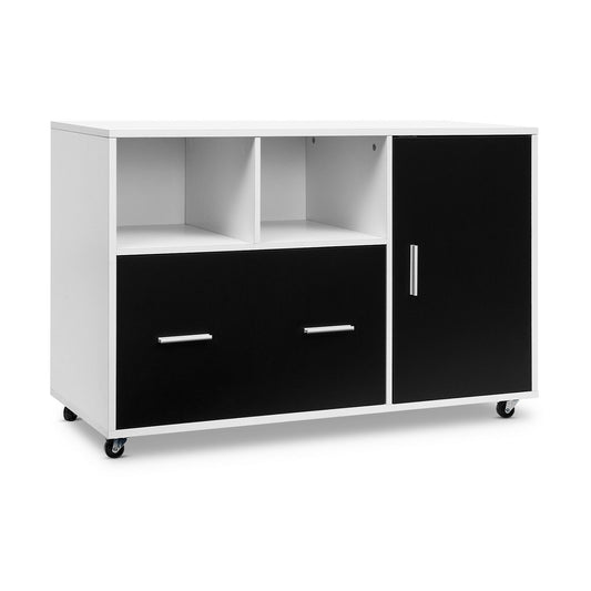 Lateral Mobile File Storage Cabinet Kids Crystal