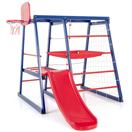 7-In-1 Metal Toddler Climbing Toys for 3-7 Years Old Kids Crystal