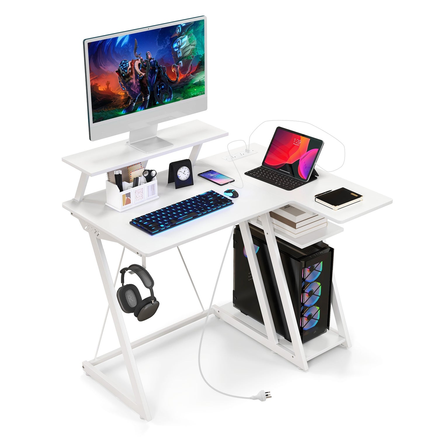 Kids Crystal Gaming Desks