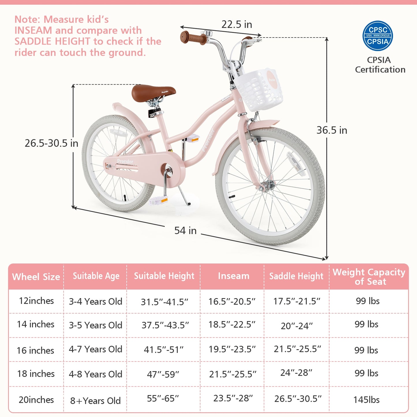 20 Inch Kids Bike with Kickstand for Boys Girls Kids Crystal