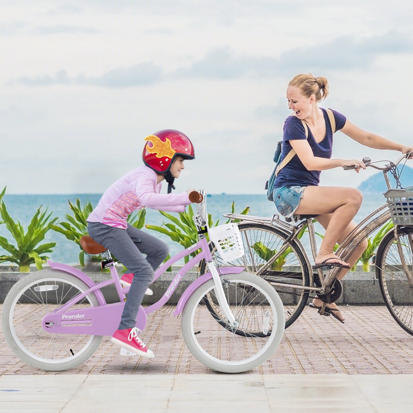 20 Inch Adjustable Kids Bike with 2 Brake System Kids Crystal