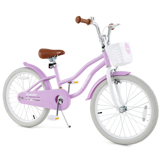 20 Inch Adjustable Kids Bike with 2 Brake System Kids Crystal