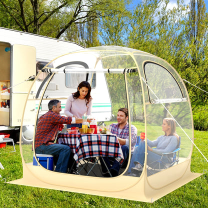 Instant Pop up Sports Tent with Carrying Bag and Floor Mat for 1-2/5-6 People-M