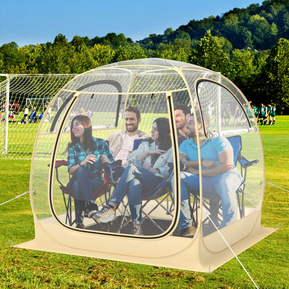 Instant Pop up Sports Tent with Carrying Bag and Floor Mat for 1-2/5-6 People-M
