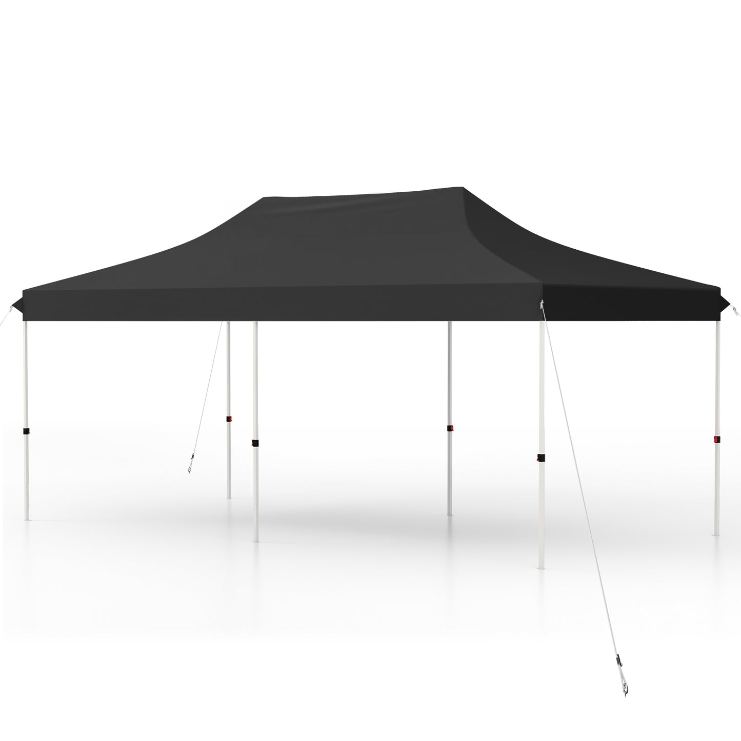 10 X 20 FT Pop up Canopy Tent Foldable Portable Outdoor Gazebo with Carry Bag-Black Kids Crystal