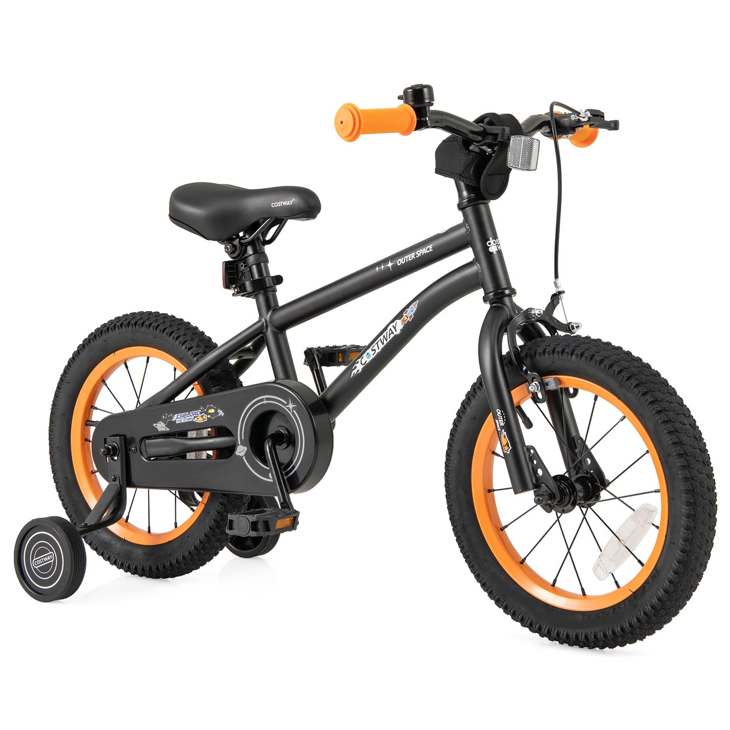 14-Inch Kids Bike Sport Bicycle for 3-5 Years Old with Adjustable Seat-14 inches Kids Crystal
