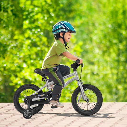 14-Inch Kids Bike Bicycle for Boys Girls 3-5 with High Carbon Steel Frame Kids Crystal