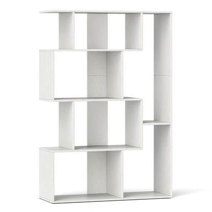 47 Inch 6-Cube Open-back Geometric Bookshelf for Bedroom Living Room-White