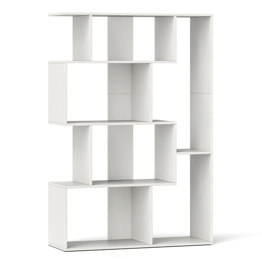 47 Inch 6-Cube Open-back Geometric Bookshelf for Bedroom Living Room-White Kids Crystal