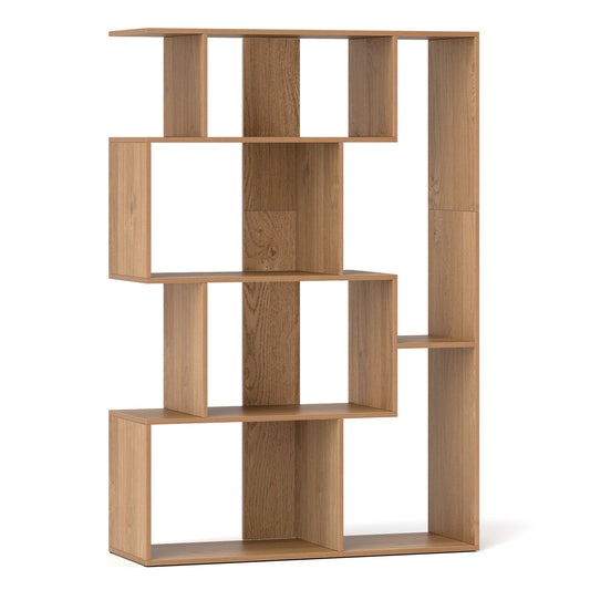 47 Inch 6-Cube Open-back Geometric Bookshelf for Bedroom Living Room-Natural Kids Crystal