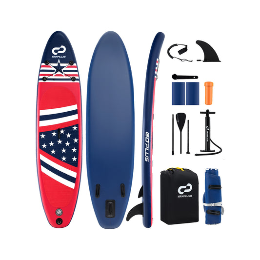 Inflatable Paddle Board with Removable Fin and Backpack-B Kids Crystal