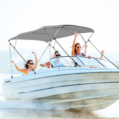 3-Bow/4-Bow Boat Bimini Top Sun Shade Boat Canopy with Storage Boot-4-Bow