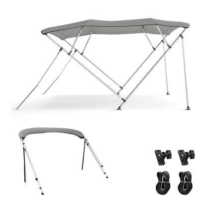 3-Bow/4-Bow Boat Bimini Top Sun Shade Boat Canopy with Storage Boot-4-Bow