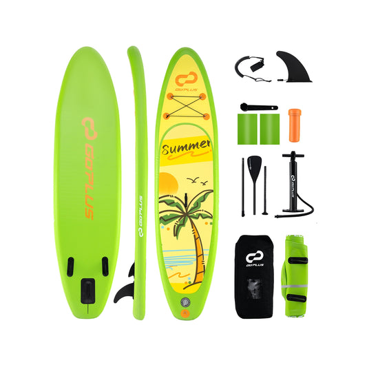 Inflatable Stand up Paddle Board iSUP Board Accessories with 3 Fins-S Kids Crystal