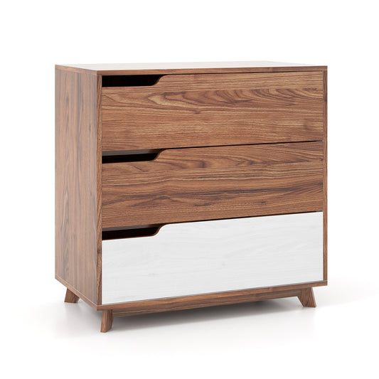 Rustic Farmhouse Wooden Storage Dresser for Bedroom Living Room-Brown Kids Crystal