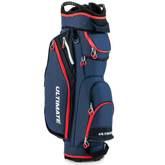 9.5 Inch Golf Cart Bag with 14 Way Dividers Top Organizer-Navy Kids Crystal