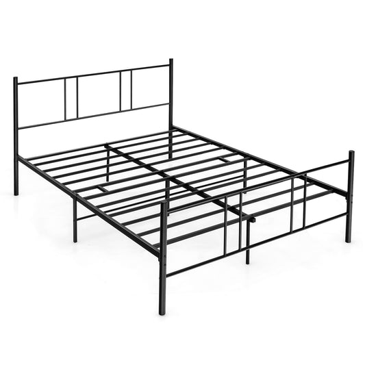 Full/Queen Size Platform Bed Frame with High Headboard-Queen Size Kids Crystal