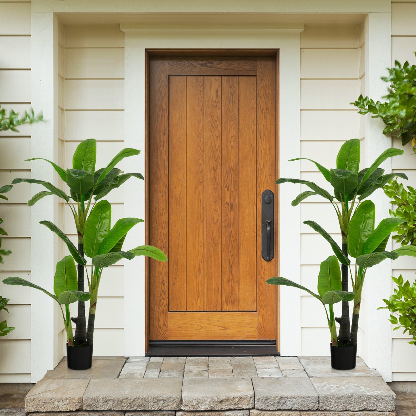 5 Feet Artificial Tree with 18 Large Leaves Kids Crystal