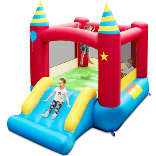 Kids Inflatable Bounce Castle Excluded Blower Kids Crystal