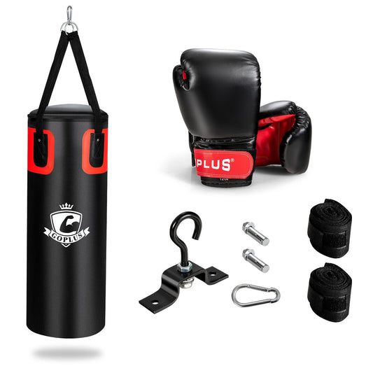 Filled Punching Bag Set for Adults- 56 lbs Kids Crystal
