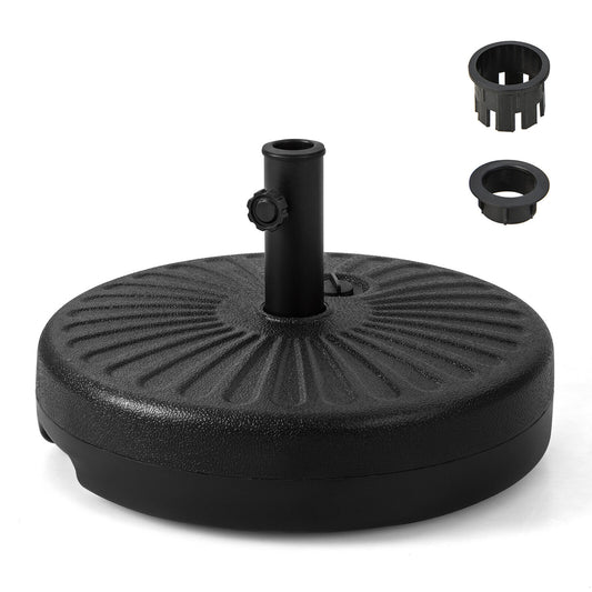 20 Inch Fillable Heavy-Duty Round Umbrella Base Stand Kids Crystal