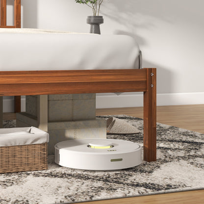 Twin/Full/Queen Size Wood Bed Frame with Headboard and Slat Support-Queen Size