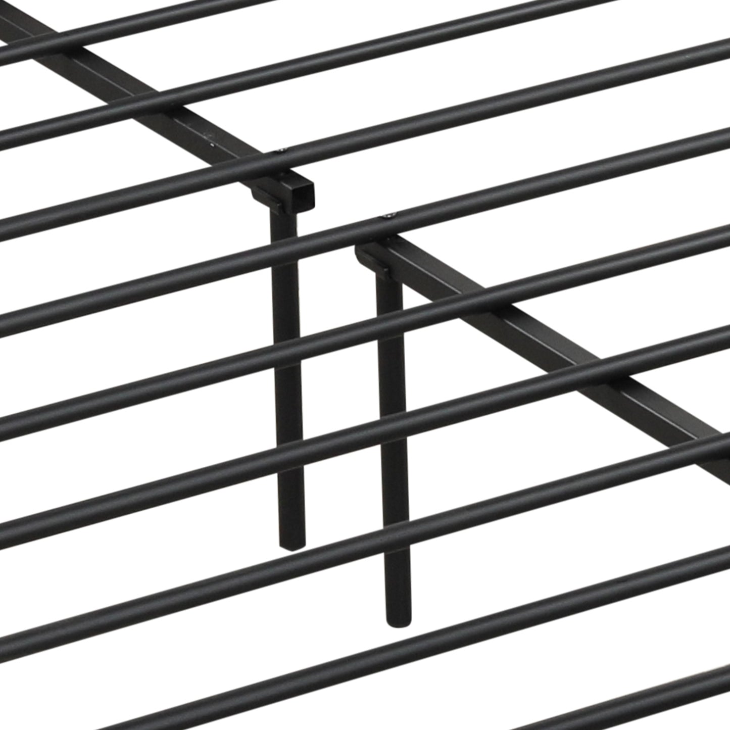 Full/Queen Bed Frame with 2-Tier Storage Headboard and Charging Station-Queen Size Kids Crystal