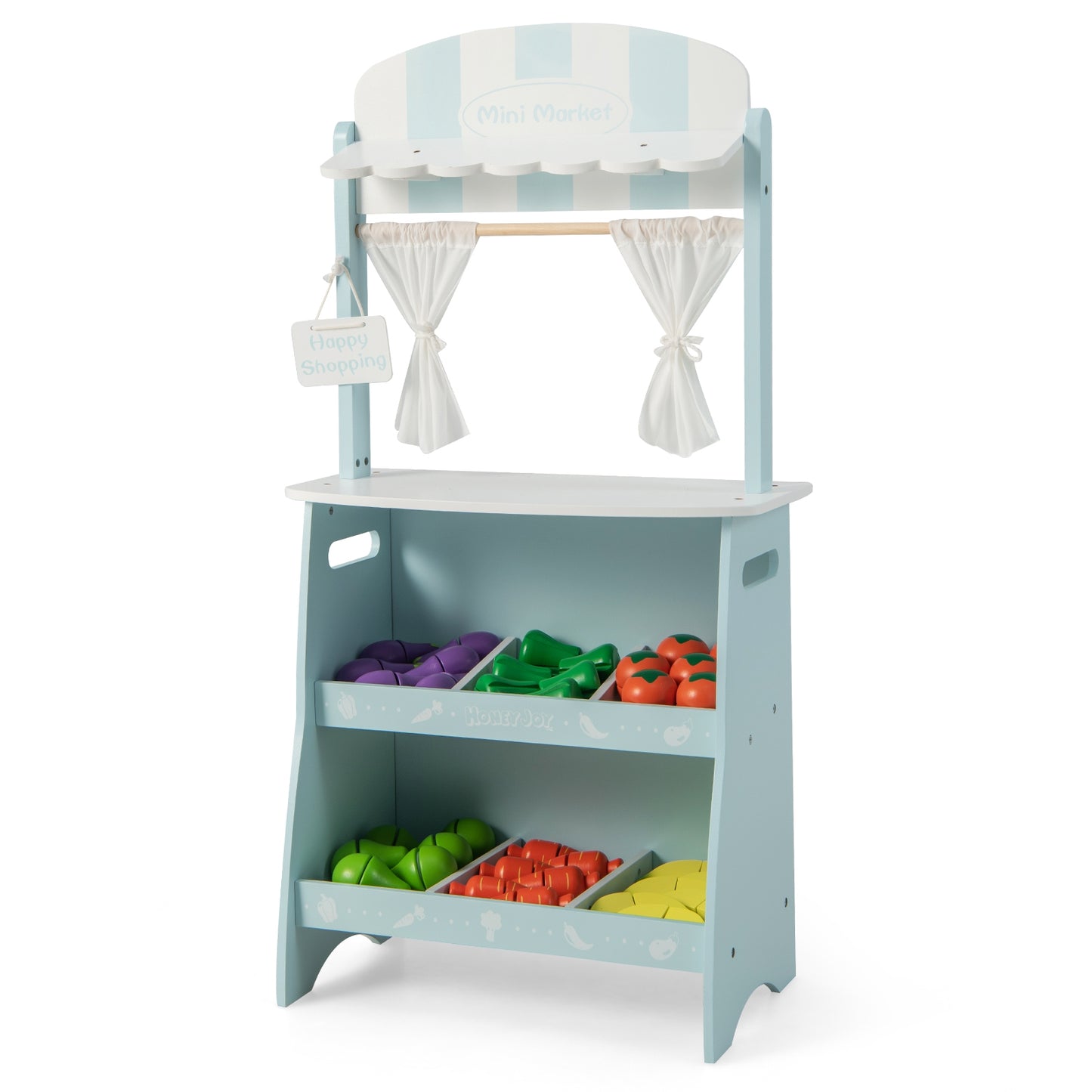 Kid's Farmers Market Stand-Blue Kids Crystal