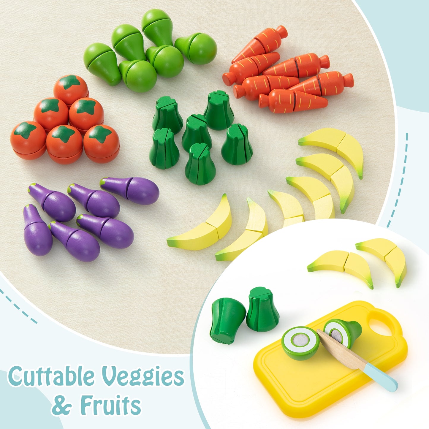 Kid's Farmers Market Stand-Blue Kids Crystal