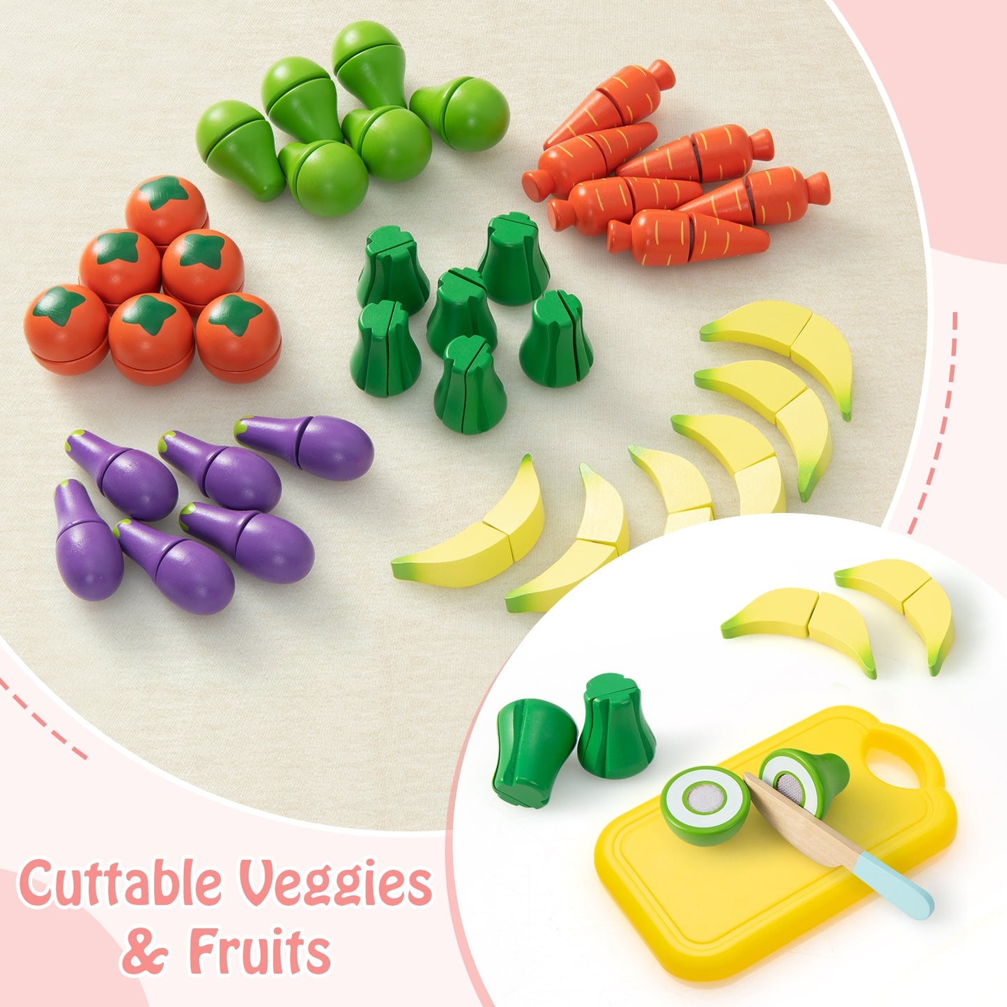 Kid's Farmers Market Stand-Pink Kids Crystal