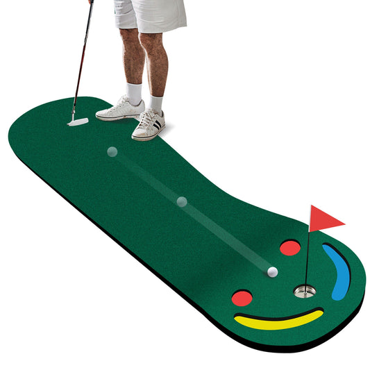 Golf Putting Green Set for Indoor Outdoor Use Kids Crystal