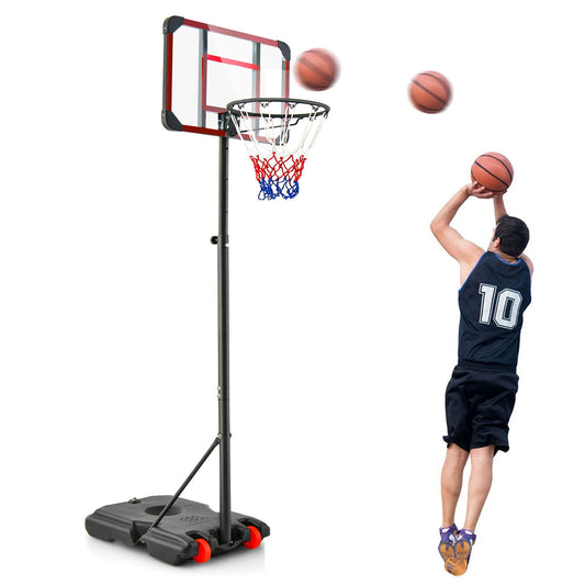Basketball Hoop Stand 5 Feet-6.8 Feet Height Adjustable Kids Crystal