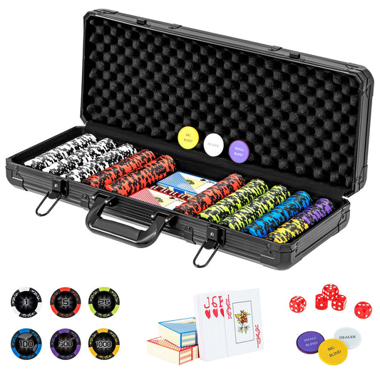 14 Gram Texas Holdem Poker Chip Set Kids Crystal
