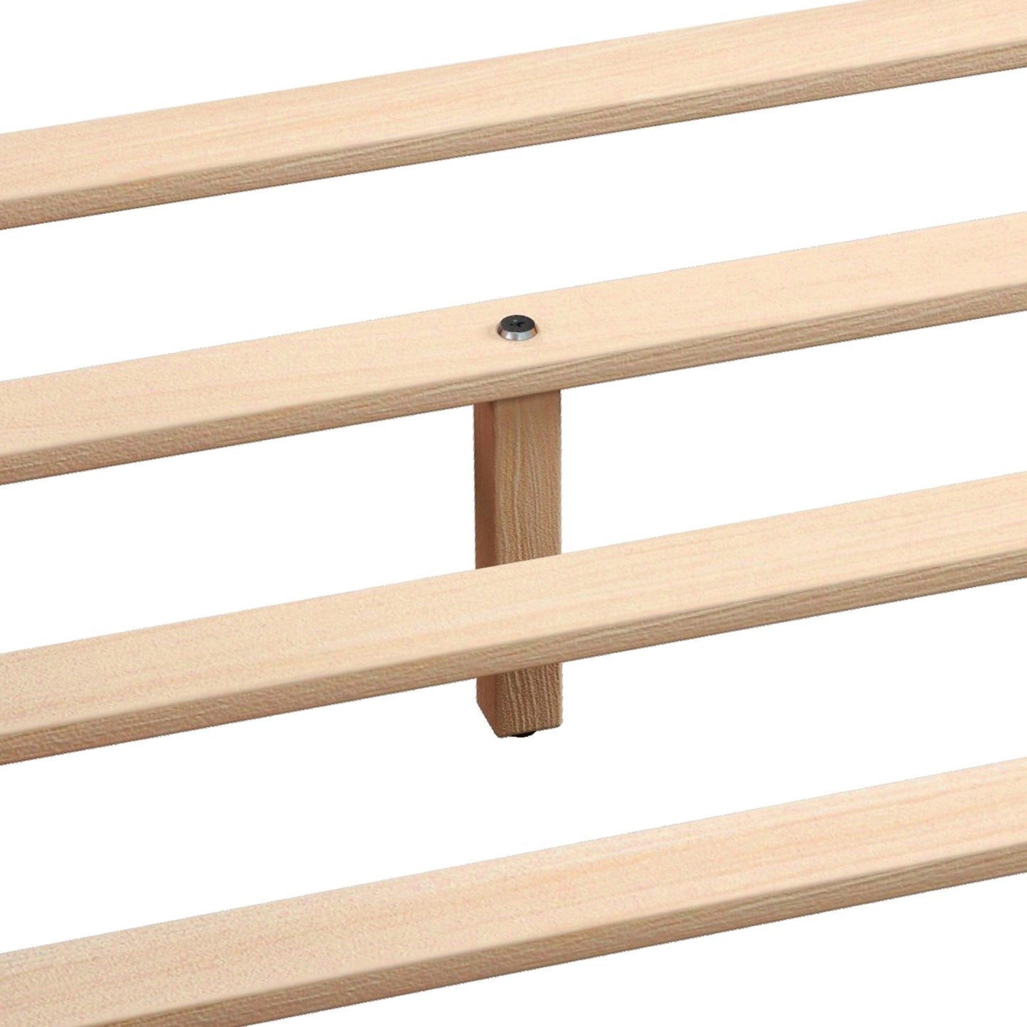 Queen Upholstered Platform Bed with Trundle and 2 Drawers No Box Spring Needed Noise Free-Gray Kids Crystal