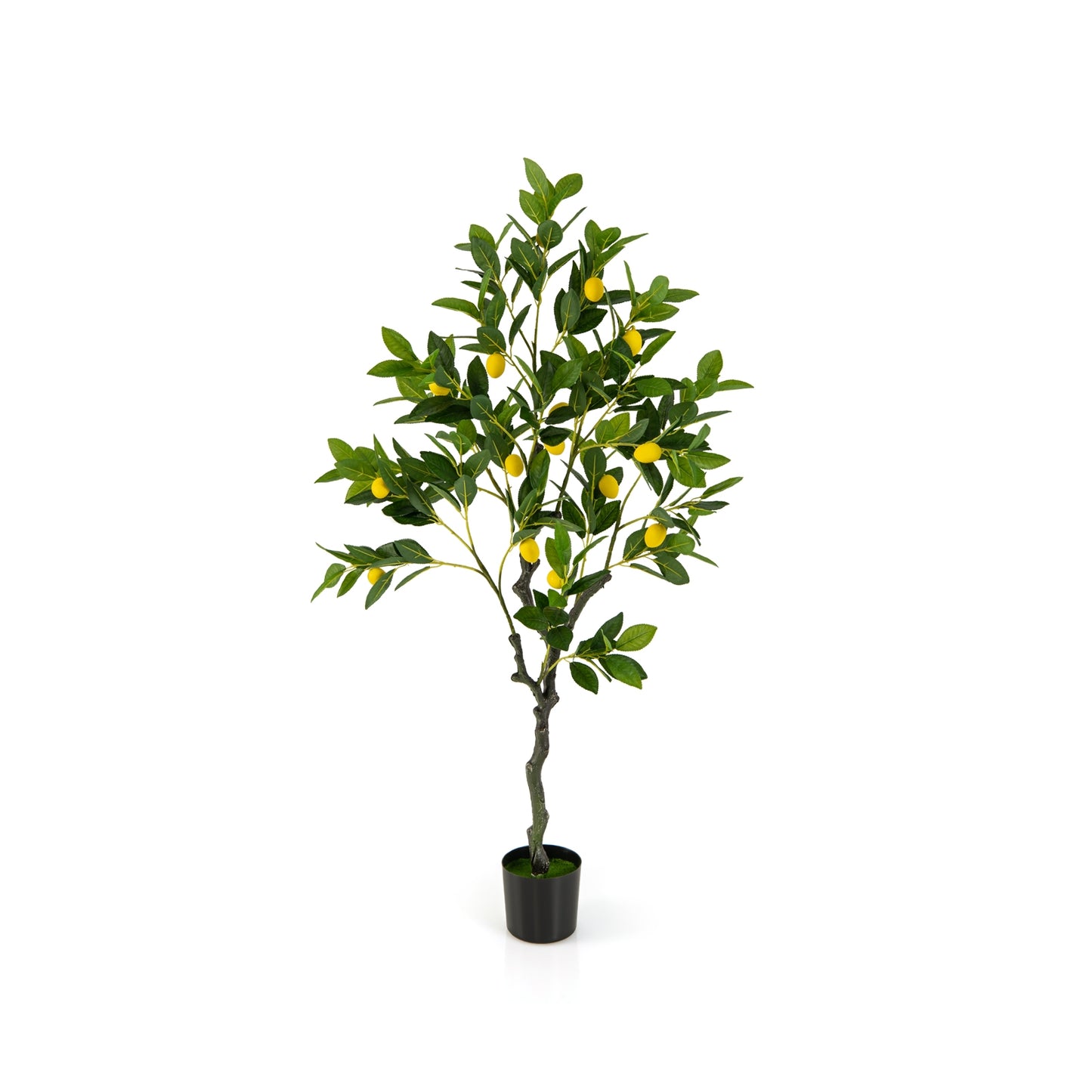 Artificial Lemon Tree 2.6/4/5.2 Feet Tall Fake Lemon Plant wuth Lemon Fruits-4 ft Kids Crystal