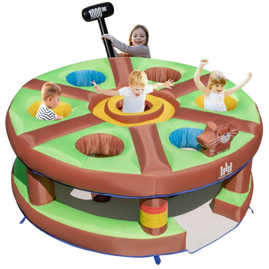 Inflatable Human Whack a Mole for Kids with 480W Blower for Yard Kids Crystal