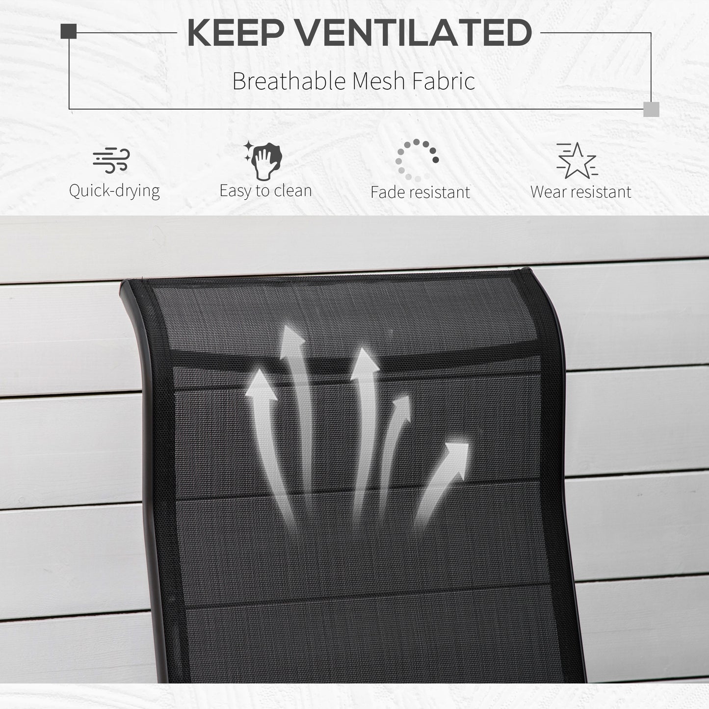 Patio Garden Glider Swing Chair Outdoor Mesh Rocking Gliding Seat Yard Porch Furniture Black Kids Crystal