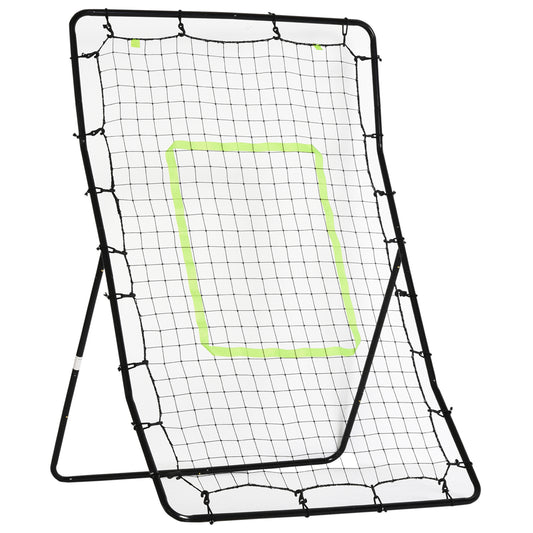Multi-use Sports Rebounder Net Pitchback Sreen Target Throwing Pitching Fielding Catching Practice Trainer Adjustable Angle Kids Crystal