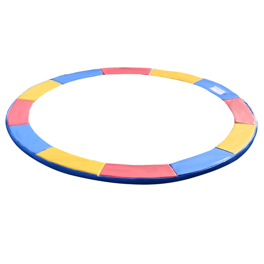 Round Trampoline Pad 14 FT Outdoor Bounce Jump Safety Frame Exercise Kids Crystal