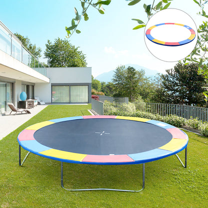 Round Trampoline Pad 14 FT Outdoor Bounce Jump Safety Frame Exercise