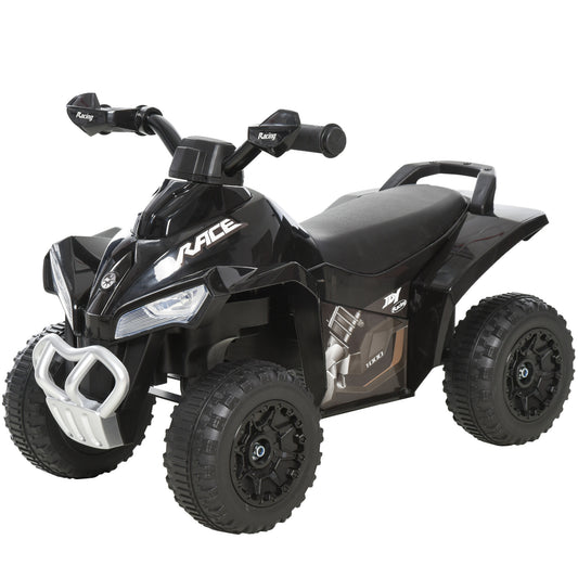 Ride on Toy for Kids 4 Wheel Motorcycle Baby Walker Toddler Ride on Car Battery Powered Toys for Kids 18-36 Months Black Kids Crystal