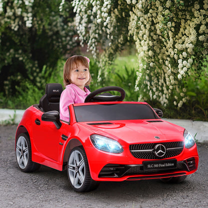 Kids Ride-On Car: 12V, Remote Control, Music, Lights, Suspension Wheels, 3-6 Years, Red