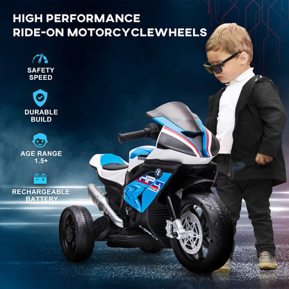 6V Kids Electric Motorcycle Ride-On Toy Battery Operated for Ages 1.5-5 Years Blue